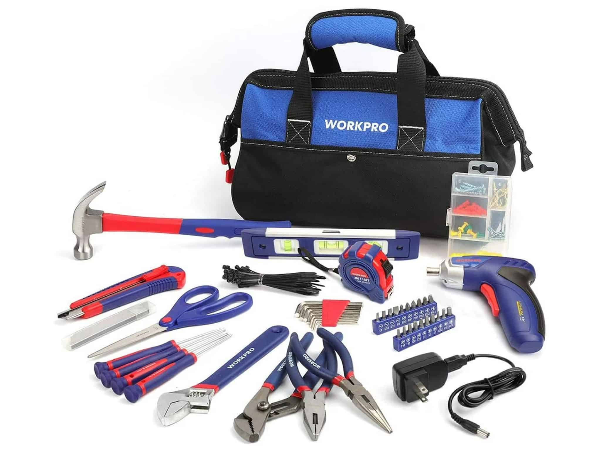 WORKPRO 125-Piece Household Tool Kit ©Image Credit: WORKPRO