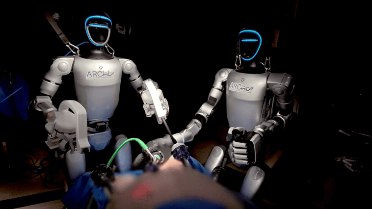 Humanoid robots just performed live surgery for the first time 1 The successful gallbladder surgery officially takes humanoid medical tech out of the lab and into peer-reviewed reality. ©Image Credit: ARClab