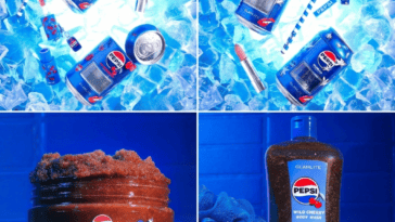 Pepsi and Glamlite are releasing the Pepsi Vanilla Slushie Body Scrub, Pepsi Wild Cherry Body Wash, Pepsi Vanilla Lip Kit and Pepsi Wild Cherry Lip Kit on July 31. ©Image Credit Facebook Glamlite