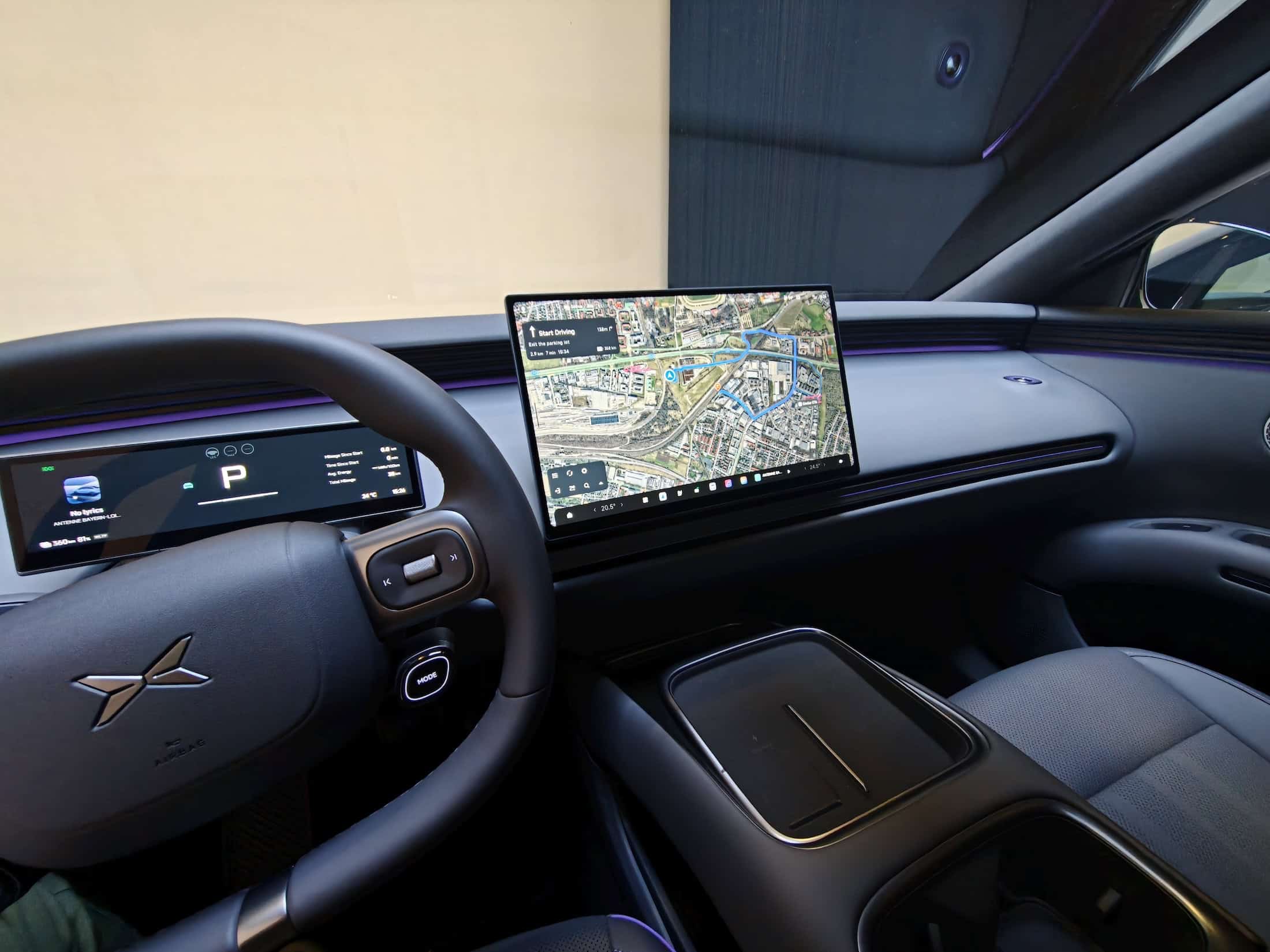 XPENG unveils new L03 EV, flying cars, and humanoid robots 4 The XPENG L03 comes with a built-in Google Maps running directly on the XPENG L03’s massive 15.6-inch screen. ©Image Credit: GEEKSPIN