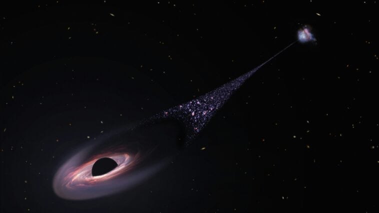 Advanced extraterrestrial civilization may be drawing power from the energy of the black hole. ©Image Credit: Unsplash / NASA Hubble Space Telescope