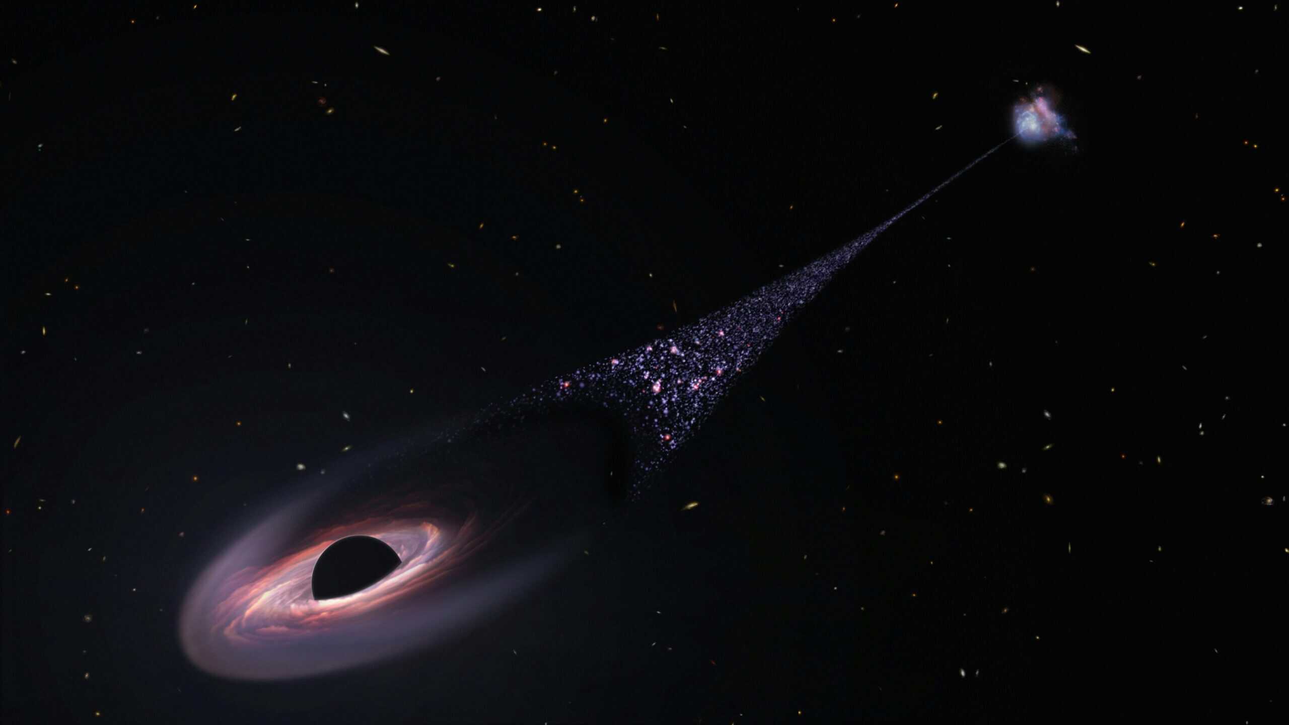 Advanced extraterrestrial civilization may be drawing power from the energy of the black hole. ©Image Credit: Unsplash / NASA Hubble Space Telescope
