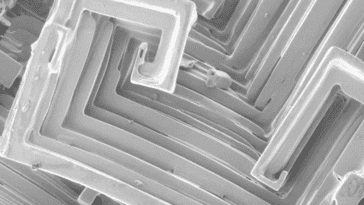 This striking potassium chloride crystal was grown aboard the International Space Station | ©Image Credit: NASA astronaut Don Petit