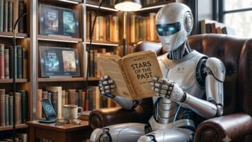 Anthropic allegedly stored 7 million pirated books to train its models, crossing a major legal line. ©Image Credit: Gemini AI / GEEKSPIN