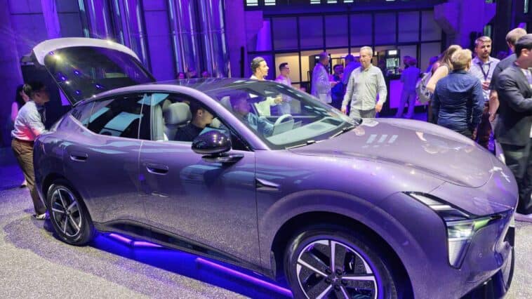 XPENG launches their EV in Europe with Google Maps built directly into it ©Image Credit: GEEKSPIN