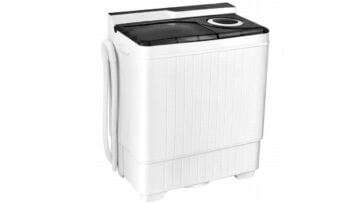 Costway Portable Semi-automatic Washing Machine ©Image Credit: Costway