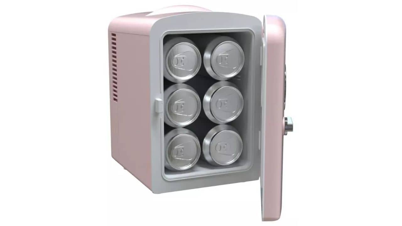 Frigidaire 6 Can Mini Fridge ©Image Credit: Frigidaire