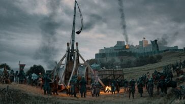 Researchers say a medieval skeleton in England may be the first known human victim of a giant catapult | ©Image Credit: Historic Environment Scotland