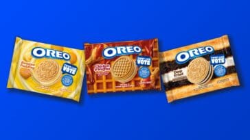 Oreo’s limited-edition Banana Pudding, Chicken & Waffles, and Deep Fried cookies, part of the Twist, Lick, Vote campaign | ©Image Credit: OREO