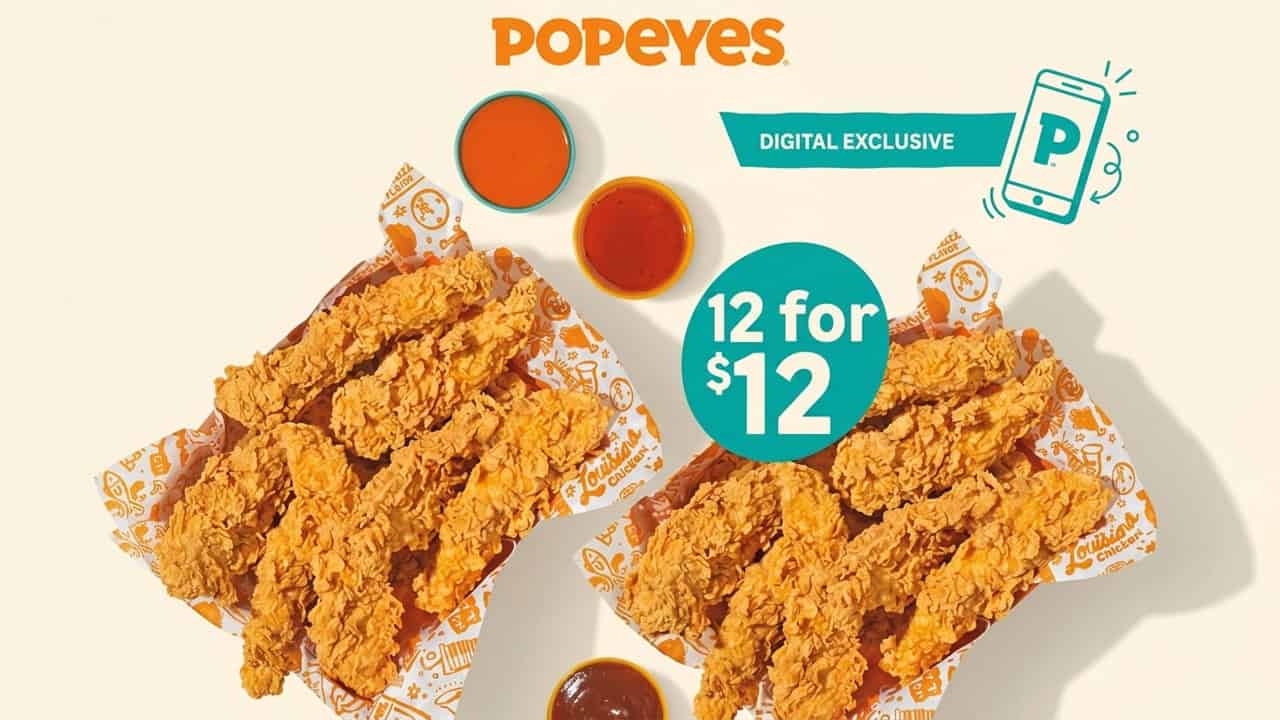 Popeyes brings back its popular 12-for-$12 chicken deal
