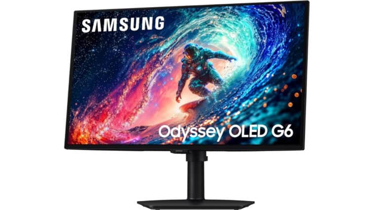 Samsung 27-inch Odyssey G6 OLED Monitor ©Image Credit: Samsung