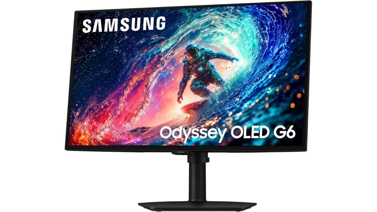 Samsung 27-inch Odyssey G6 OLED Monitor ©Image Credit: Samsung