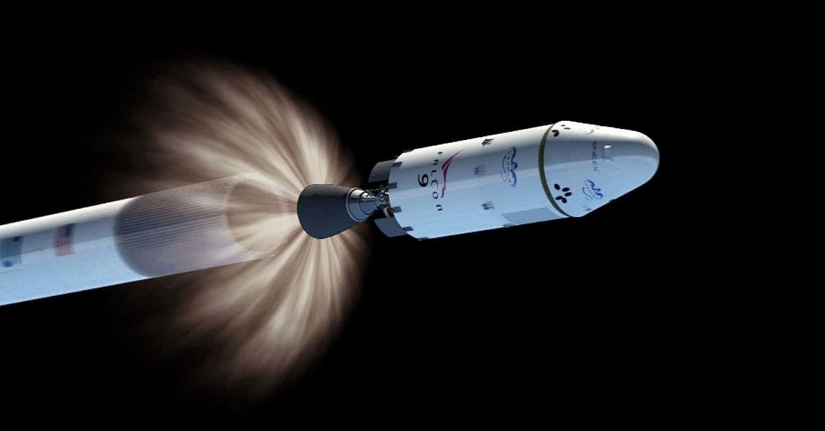 A SpaceX Falcon 9 rocket stage is on track to collide with the Moon, creating a rare impact scientists can study. | ©Image Credit: SpaceX