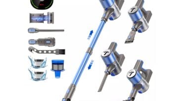 Teendow 300W Cordless Vacuum Cleaner ©Image Credit: Teendow