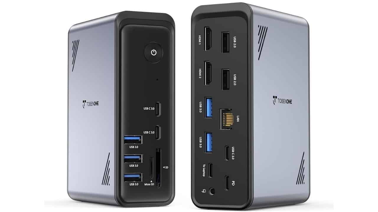 TobenONE 19-in-1 USB-C Docking Station ©Image Credit: TobenONE