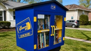 Started by a former employee, "Free Blockbuster" converts old newsracks into public movie-sharing hubs. ©Image Credit: Free Blockbuster