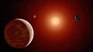 Astronomers using NASA’s TESS and the James Webb Space Telescope have confirmed a giant, predominantly rocky world that defied expectations by avoiding becoming a gas giant. ©Image Credit: NASA