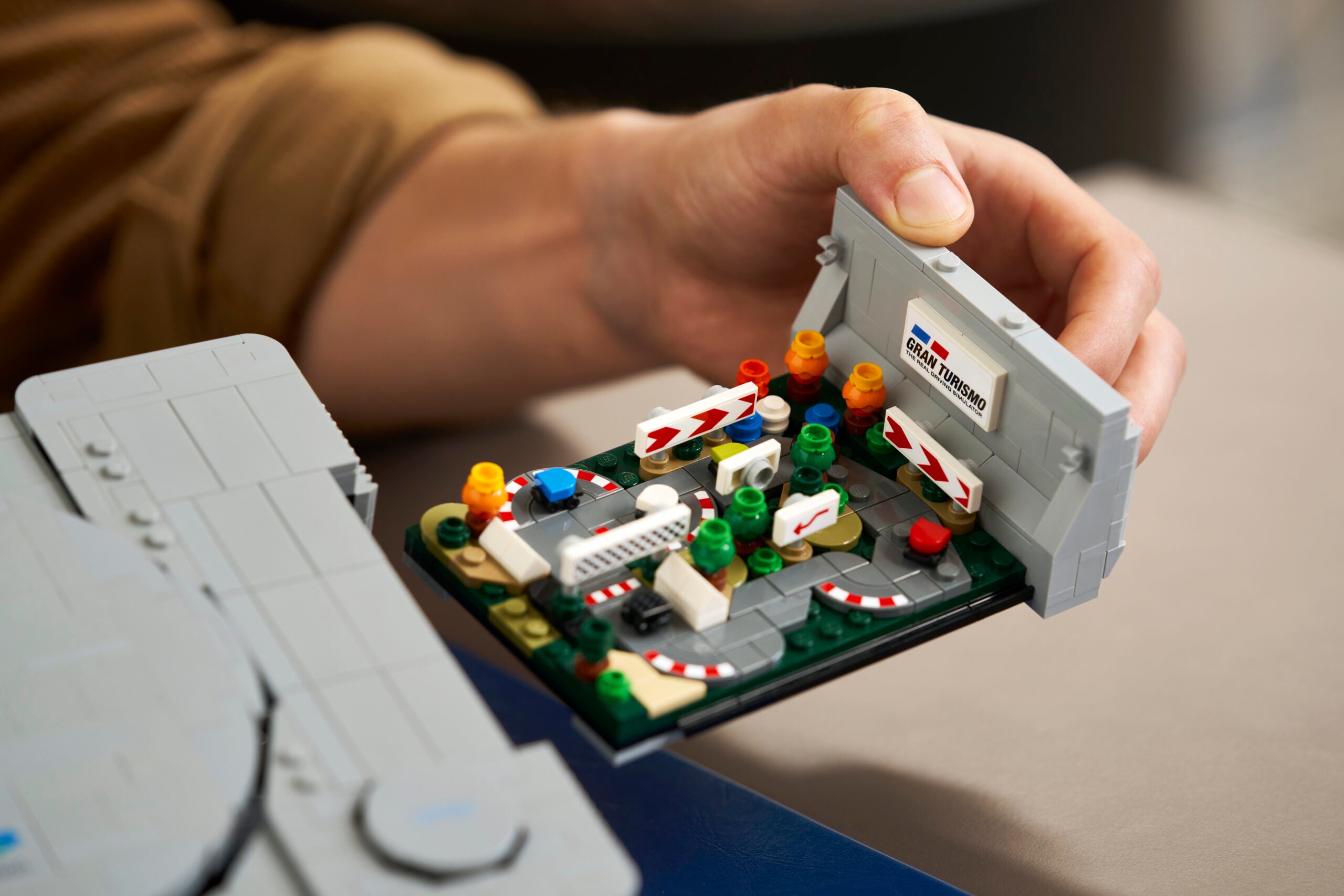 LEGO reveals a massive 1911-piece PlayStation set 3 LEGO PlayStation's Gran Turismo Diorama | ©Image Credit: LEGO