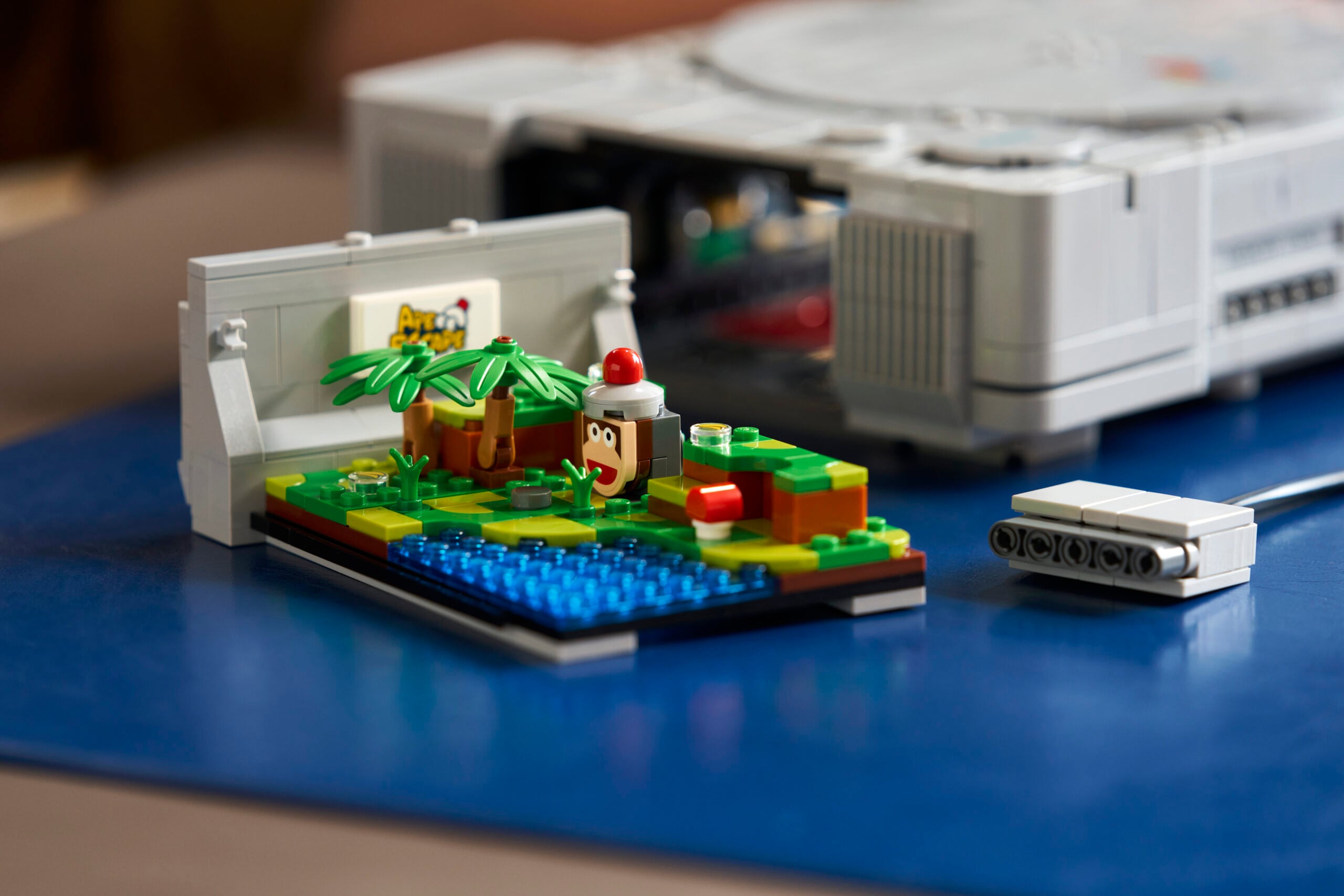 LEGO reveals a massive 1911-piece PlayStation set 4 LEGO PlayStation's Ape Escape Diorama | ©Image Credit: LEGO