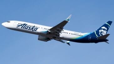 An Alaska Airlines 737 MAX 9 in flight. The model was at the center of the regulatory failures that led to the FAA's penalty against Boeing | ©Image Credit: Wikimedia Commons / KirkXWB