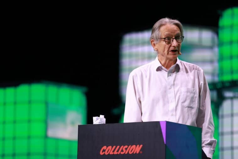 Geoffrey Hinton is calling for caution as scientists race to develop AI systems that could eventually surpass human intelligence | ©Image Credit: Wiki Commons / Collision Conf