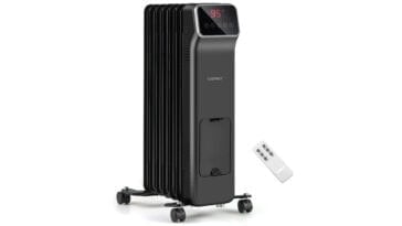 Costway 1500W Oil-Filled Radiator Space Heater ©Image Credit: Costway