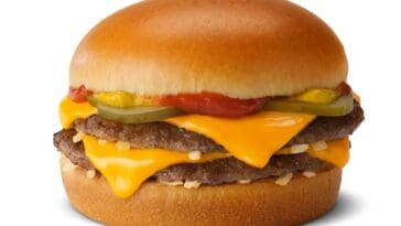 McDonald's is offering a free Double Cheeseburger to MyMcDonald’s Rewards members on September 18 with any purchase of $1 or more | ©Image Credit: McDonald’s