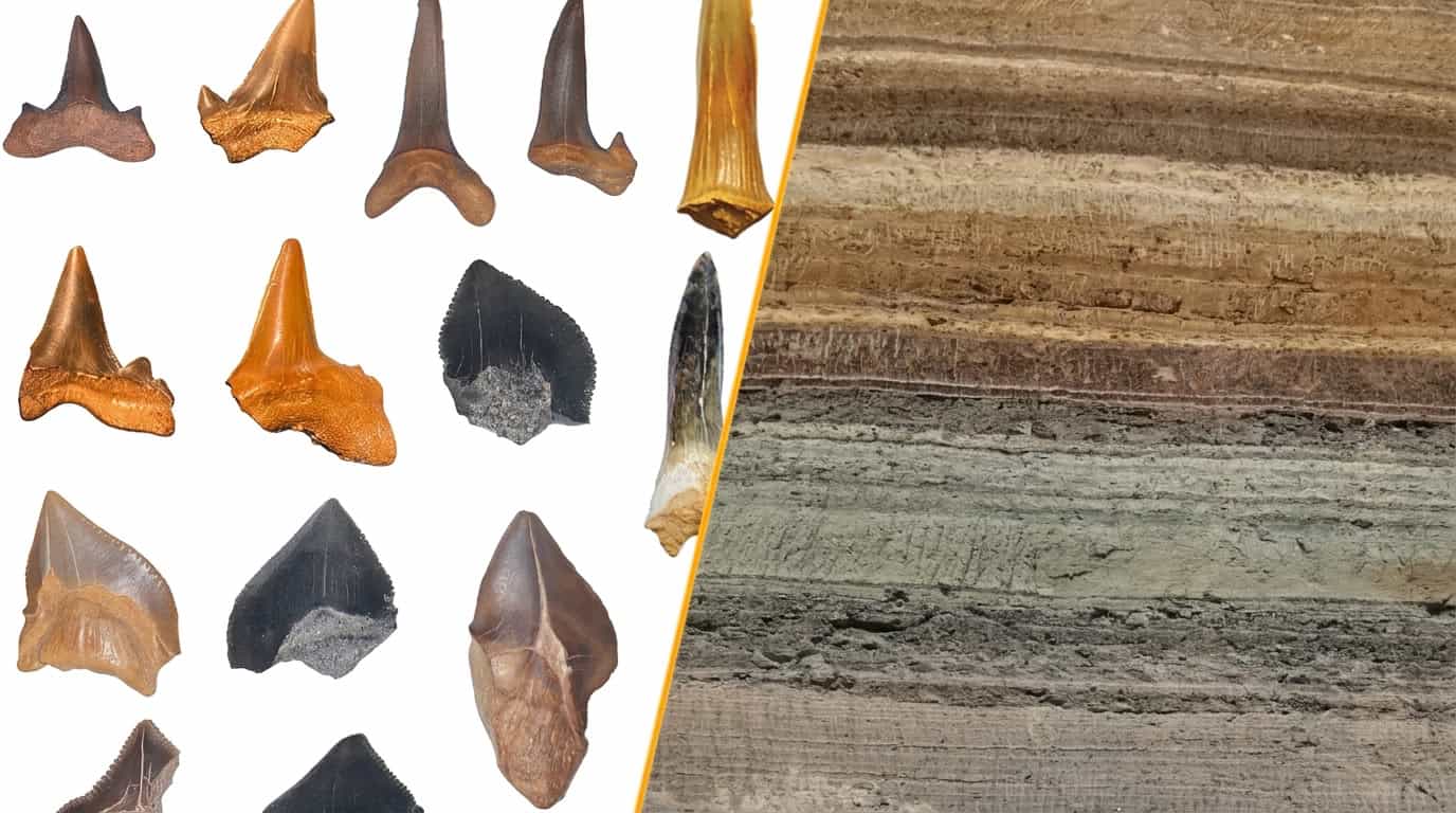 Fossilized shark teeth recovered from Egypt's Abu-Tartur Plateau reveal a diverse prehistoric marine ecosystem that thrived millions of years ago. ©Image Credit: Tarek Yassin