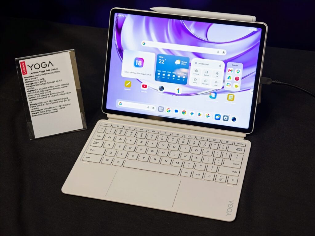 Lenovo takes on MacBook Neo with affordable Pantone laptops 4 Lenovo Yoga Tab Gen 2 ©Image Credit: GEEKSPIN