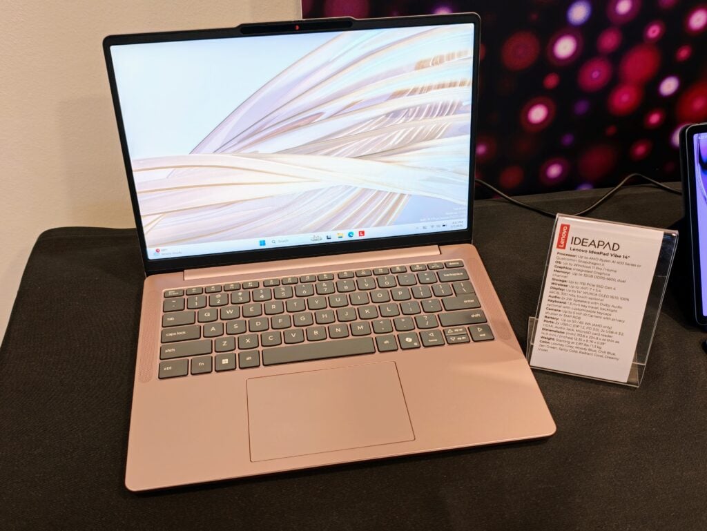 Lenovo takes on MacBook Neo with affordable Pantone laptops 2 Lenovo IdeaPad Vibe ©Image Credit: GEEKSPIN