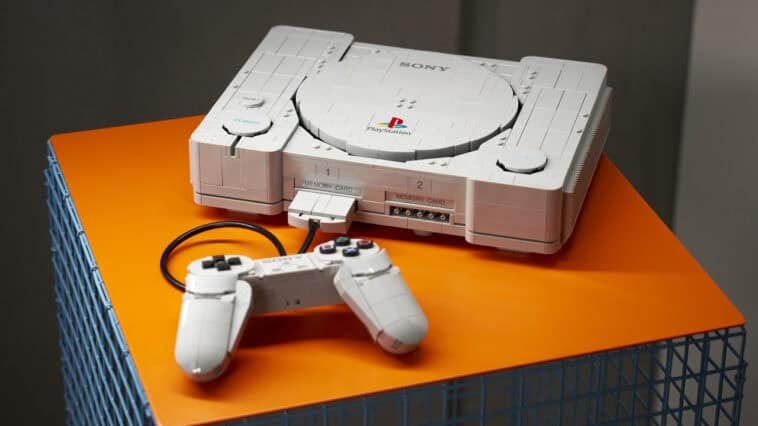 LEGO reveals a massive 1911-piece PlayStation set 1 Near 1:1 scale replica of the original 1994 grey PlayStation console built entirely from 1,911 LEGO pieces. | ©Image Credit: LEGO