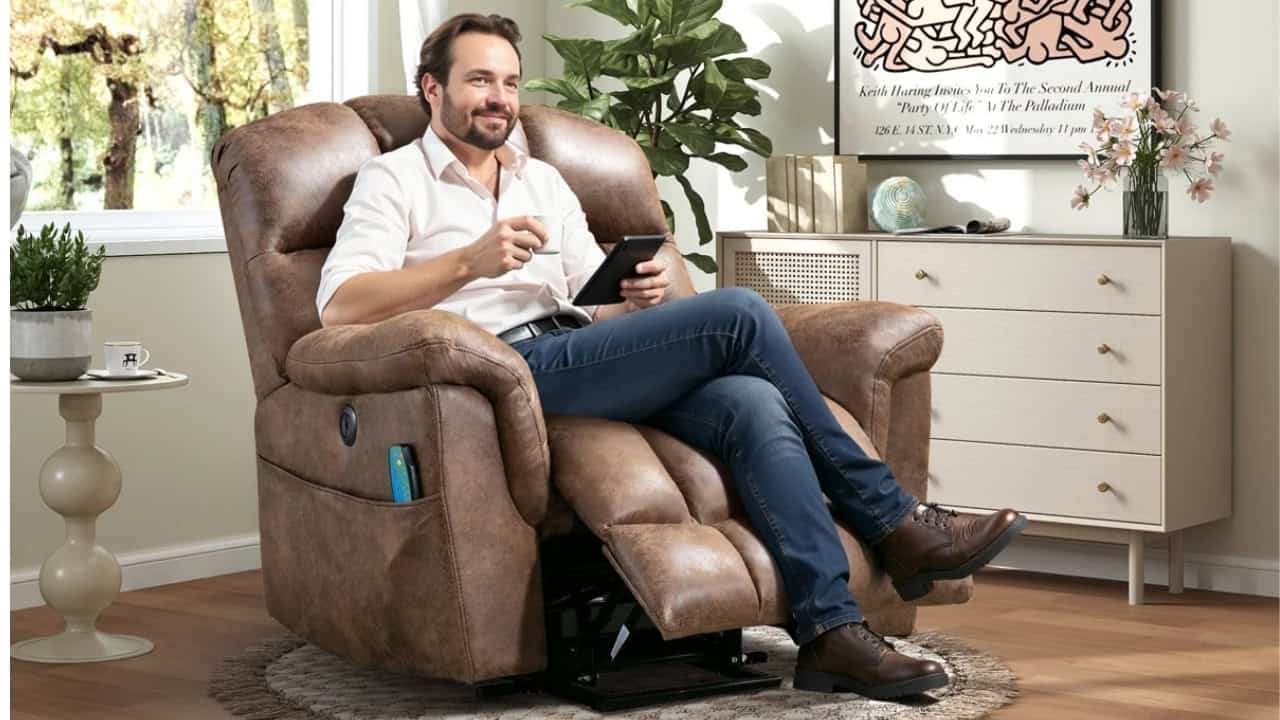 Latitude Run Heat and Massage Recliner Chair ©Image Credit: Latitude Run