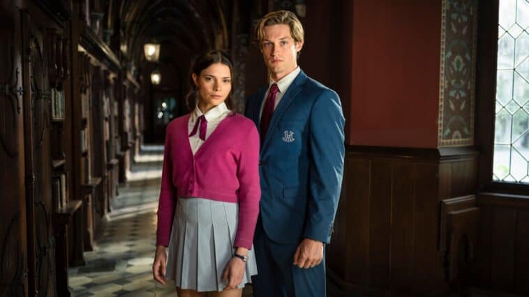 Amazon is using AI to force actors’ mouths to match dubbed audio 1 Harriet Herbig-Matten and Damian Hardung in Maxton Hall — The World Between Us, the German hit series chosen by Prime Video to debut its AI-assisted lip-sync dubbing feature | ©Image Credit: Prime Video