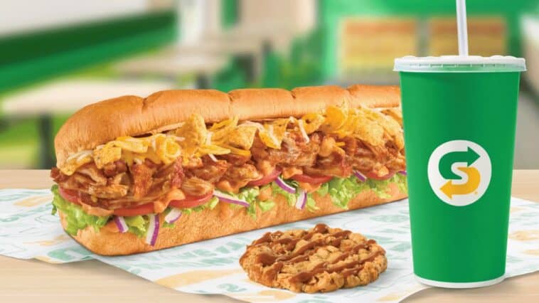 Subway is bringing back the Fritos Chicken Enchilada Sub and Caramel Apple Cookie alongside its digital BOGO footlong promotion | ©Image Credit: Subway