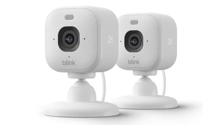 Get two Blink security cameras for $30 with this Prime Day deal 1 Blink Mini 2K+ Indoor Security Camera ©Image Credit: Blink