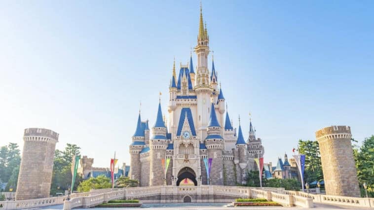Cinderella Castle at Tokyo Disneyland, where interior guest access is currently blocked indefinitely. | ©Image Credit: Japan National Tourism Organization