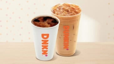 Dunkin’ is handing out 1 million free coffees today at 12:00 p.m. Are you ready to grab yours? | ©Image Credit: Dunkin'