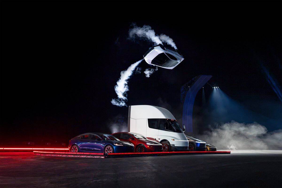 Tesla and Elon Musk are not sure your flying sports car is street legal. ©Image Credit: Tesla
