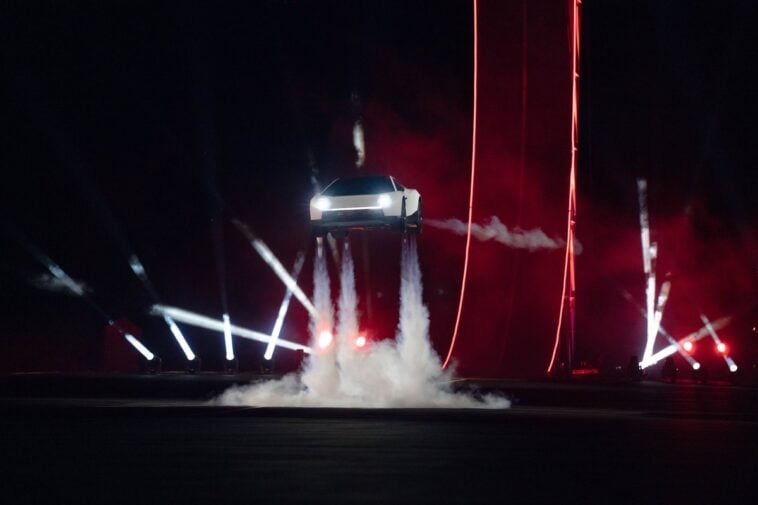 Elon Musk’s sci-fi flying Tesla re-emerges with incredible specs and a surprising legal disclaimer. ©Image Credit: Tesla