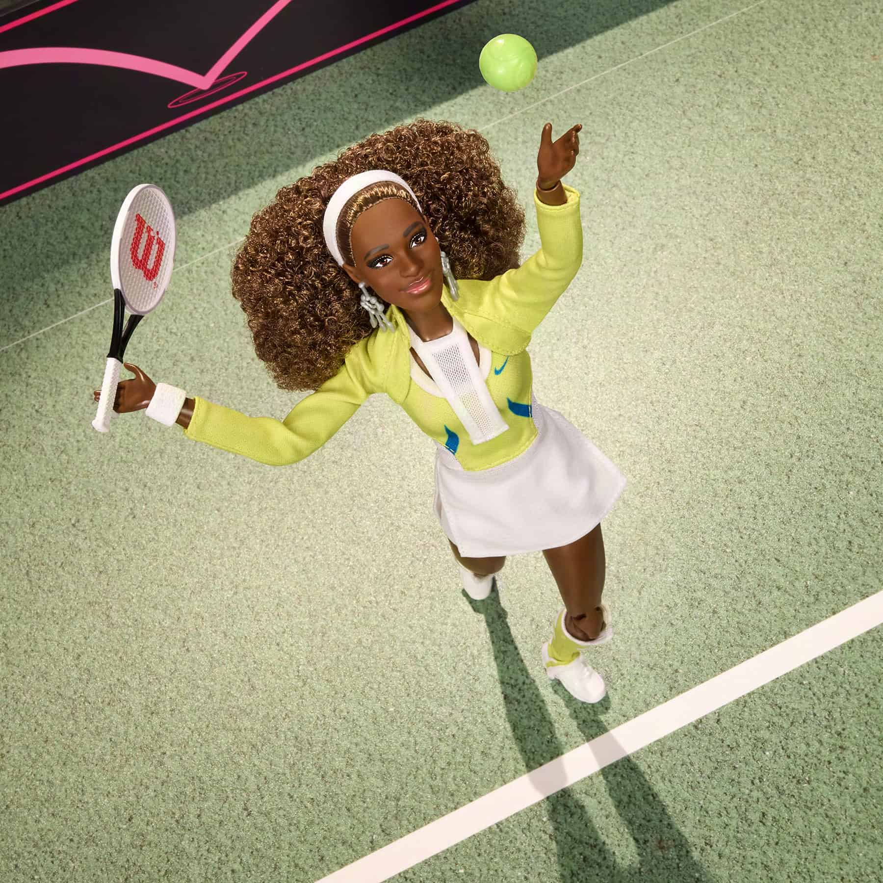 Serena Williams Barbie Doll | ©Image Credit: Jason Tidwell / Mattel