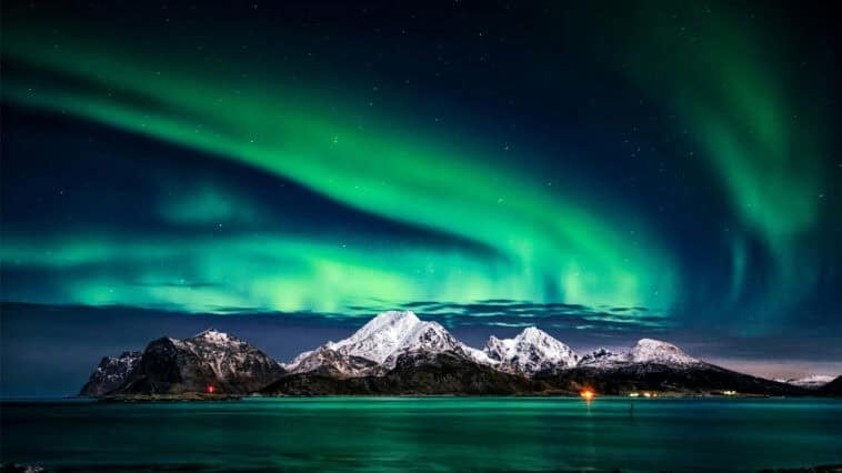 A solar storm may push the aurora borealis farther south than usual, with parts of the northern U.S. among the possible viewing areas today. | ©Image Credit: Logan Young / Unsplash