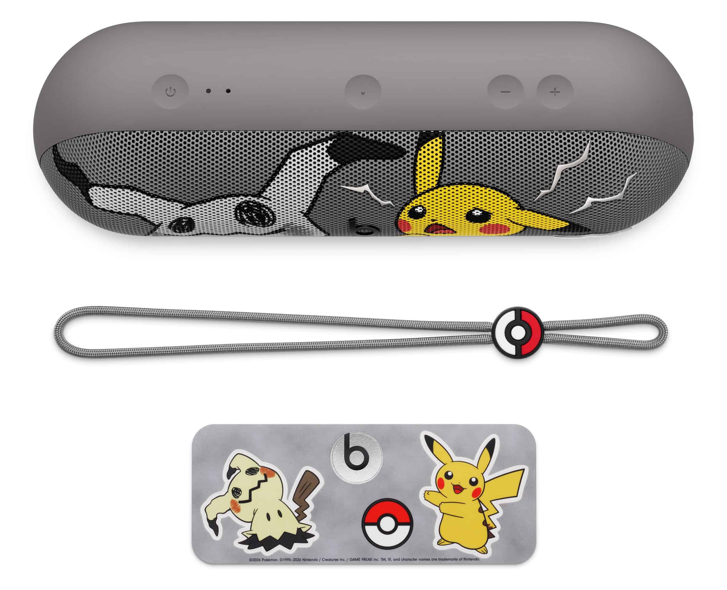 Beats just turned its best speaker into a Pokémon collectible 2 The new Pokémon x Beats Pill features Pikachu, Mimikyu, and a collectible charm on the lanyard. ©Image Credit: GEEKSPIN