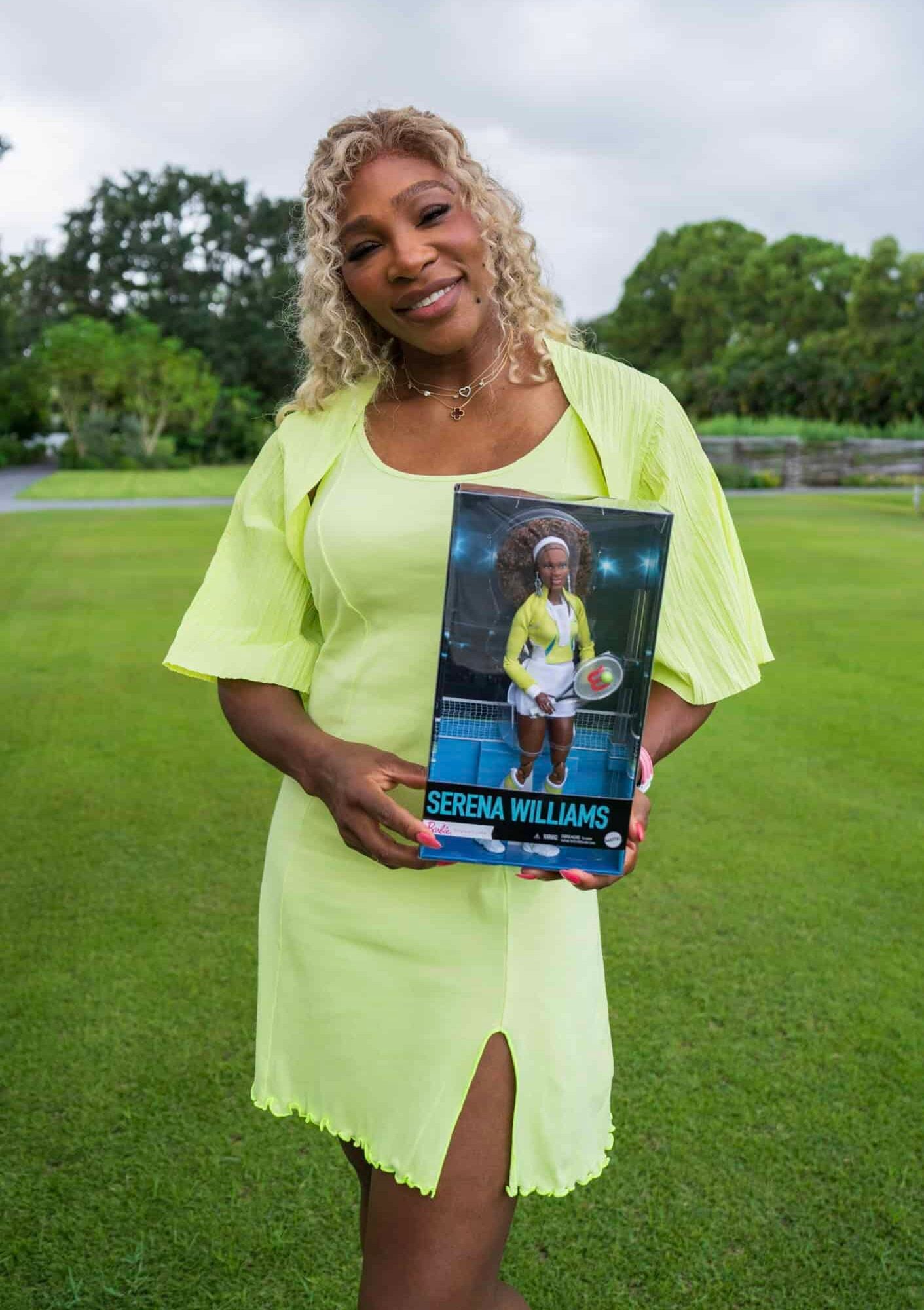 Serena Williams and her very own Barbie doll | ©Image Credit: Nine Two Six Media