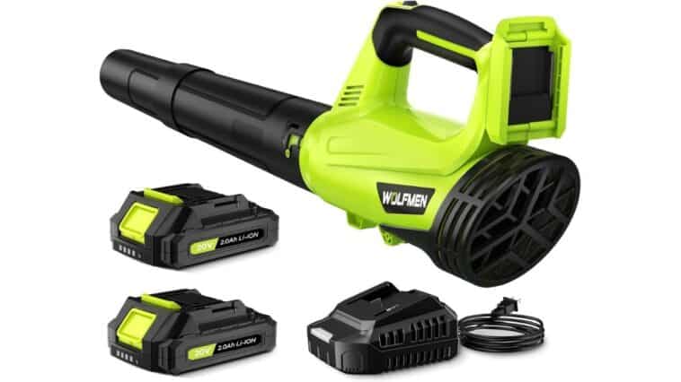 WOLFMEN Cordless Leaf Blower ©Image Credit: WOLFMEN