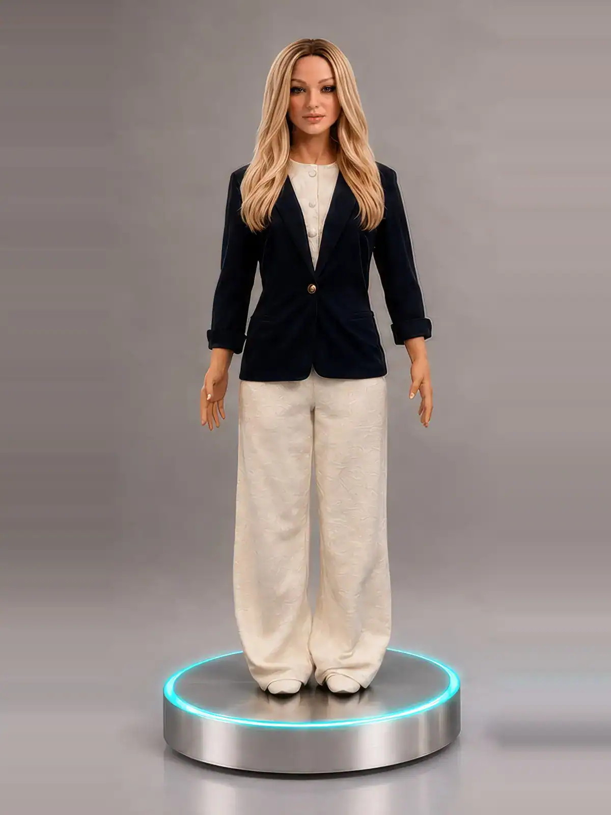 Hyper realistic humanoid robots go on sale for $60,000 3 Standing between 72 and 77 inches tall and weighing roughly 90 pounds, the full-size model features 39 degrees of freedom to allow for fluid and almost human movement. ©Image Credit: Realbotix