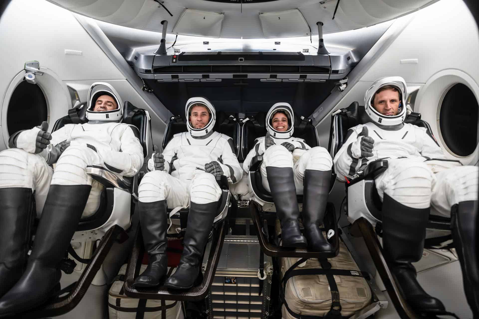 Led by NASA Astronaut Jessica Watkins, Crew-13 sets a new US spaceflight speed record with a rapid 7-hour and 55-minute express transit to the ISS. ©Image Credit: NASA