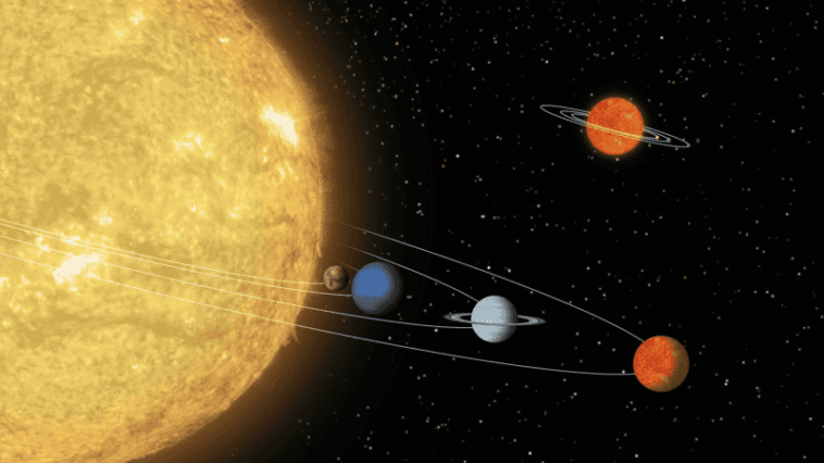 Our solar system could end far sooner than expected 1 An artist’s impression of the solar system. While long considered a stable clockwork mechanism, new research suggests the Sun’s final stages could disrupt planetary orbits much sooner than once thought | ©Image Credit: Unsplash / NASA Hubble Space Telescope
