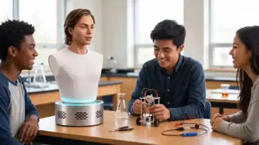 From desktop buddies to full-size AI companions: Realbotix unveils lifelike 'Echo' humanoids with digital twins and 100+ language support. ©Image Credit: Realbotix